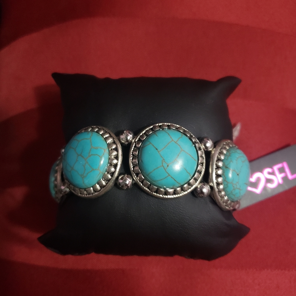 New SFL strech bracelet Turquoise